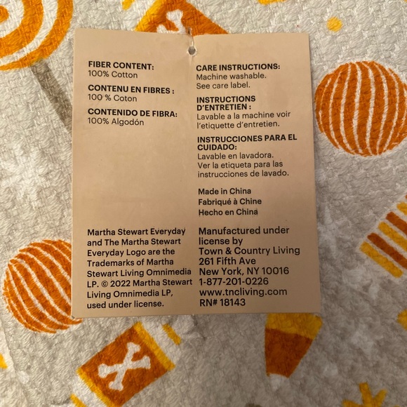 Halloween Candy Kitchen Towel Set By Martha Stewart, Candy Corn Kitchen Towels - Picture 7 of 11